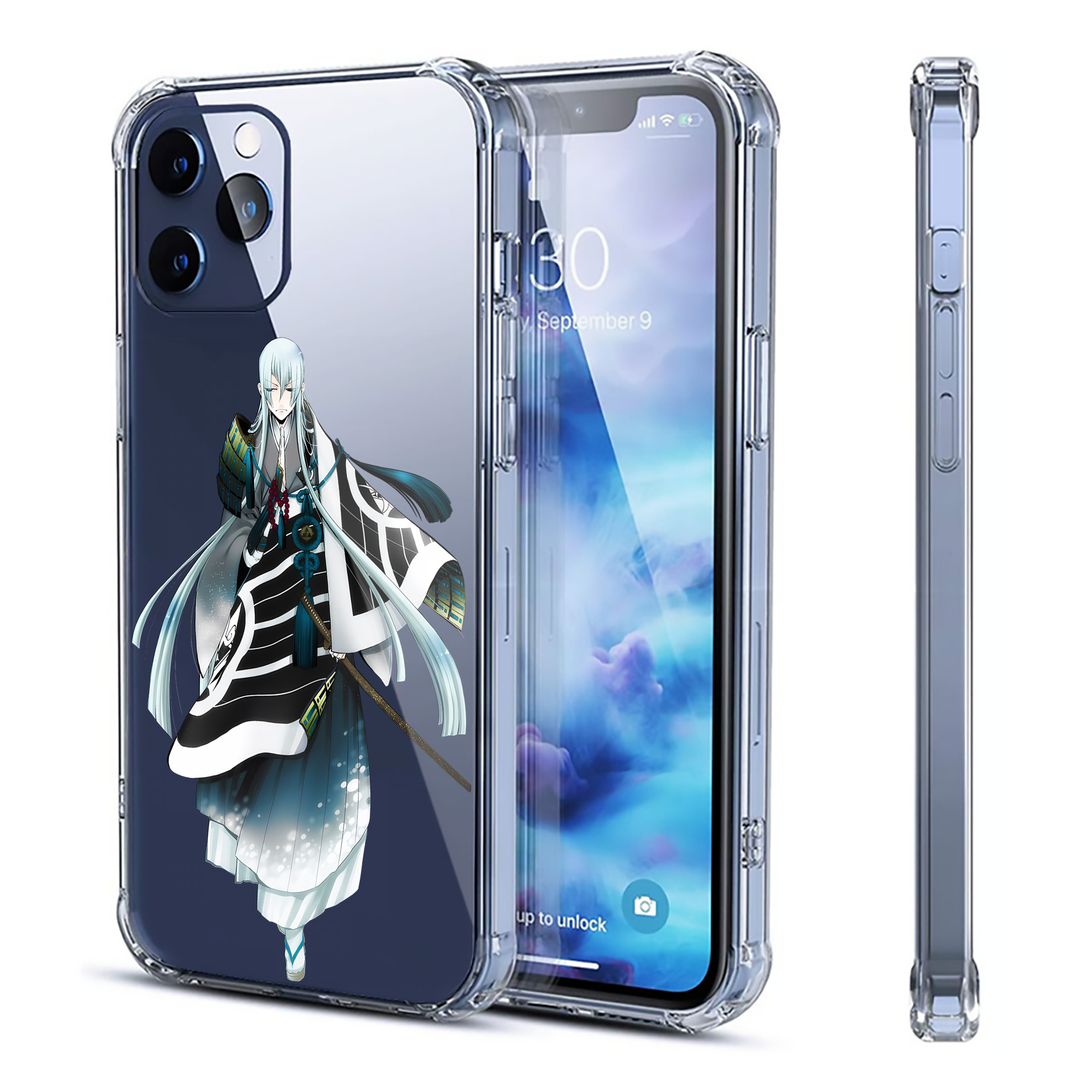（画像用） 刀剣乱舞 Touken Ranbu 【iPhone 12シリーズ対応】透明スマホケース（クリアソフトケース）